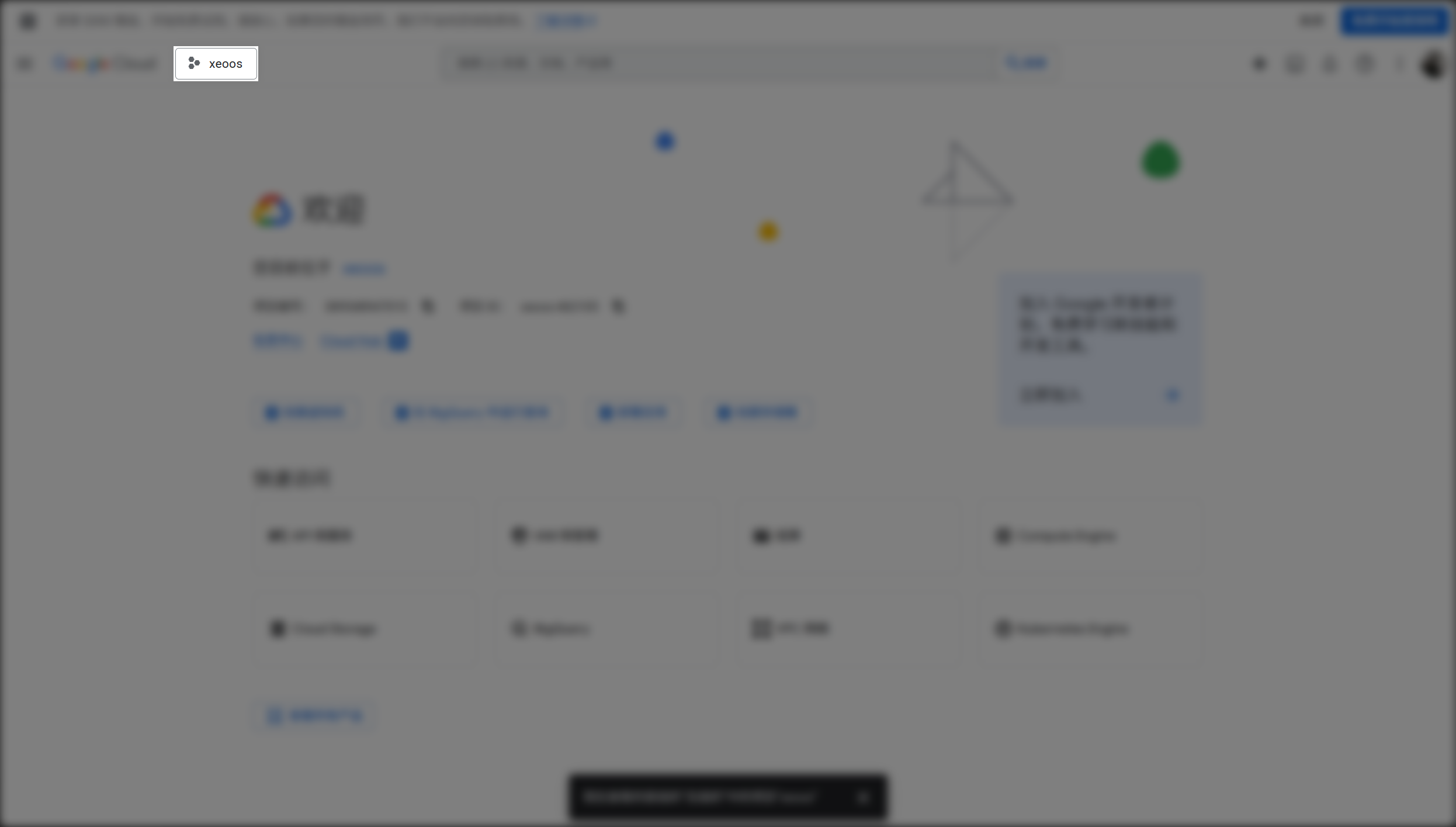 Google Cloud 控制台