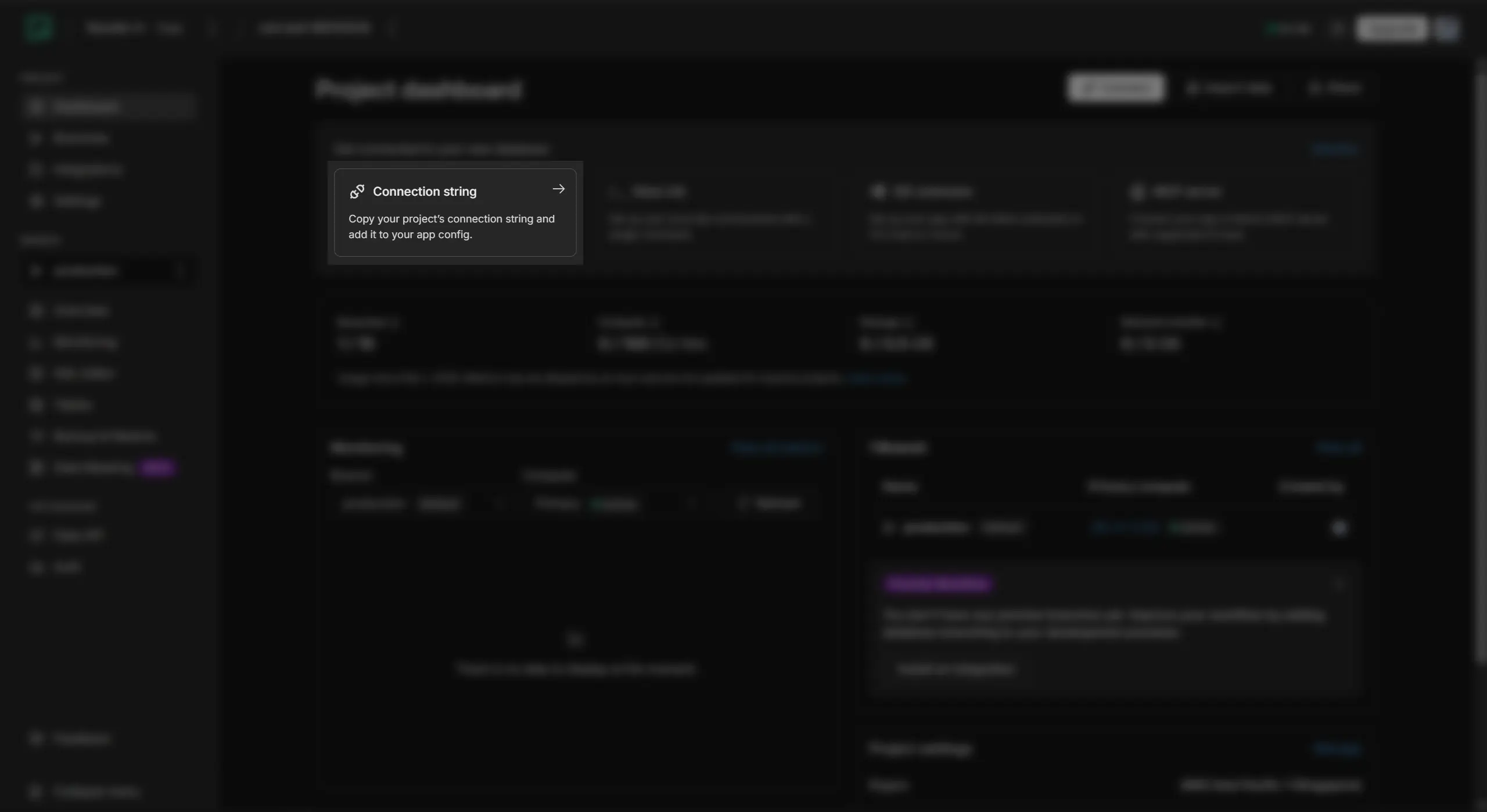 获取连接字符串