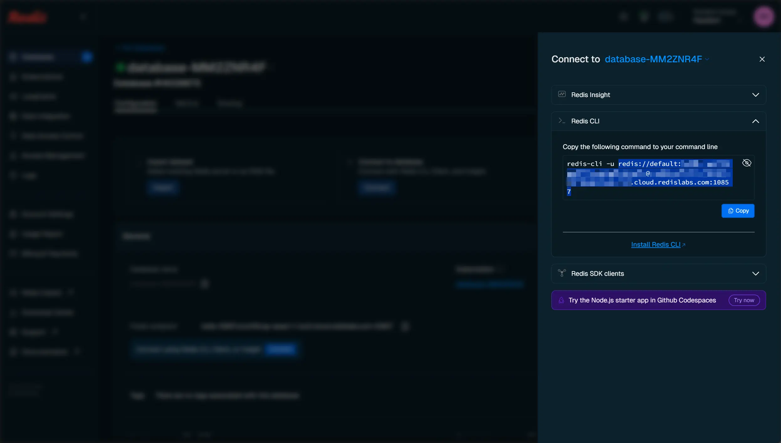 获取连接字符串